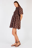 Cowgirl Surfer Taccia Shirred Mini Chocolate