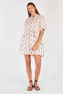 Cowgirl Surfer Taccia Shirred Mini Cream
