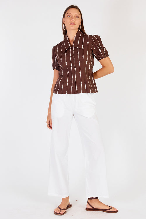Cowgirl Surfer Taccia Top Chocolate