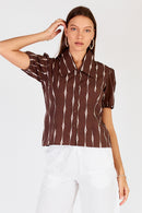 Cowgirl Surfer Taccia Top Chocolate