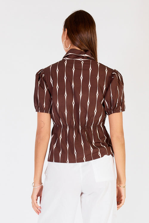 Cowgirl Surfer Taccia Top Chocolate