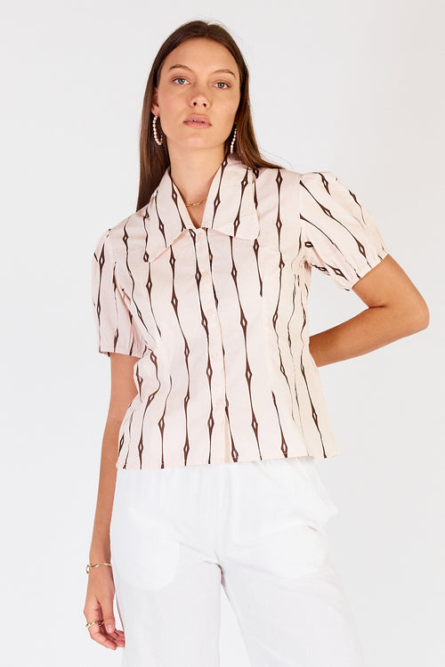 Cowgirl Surfer Taccia Top Cream