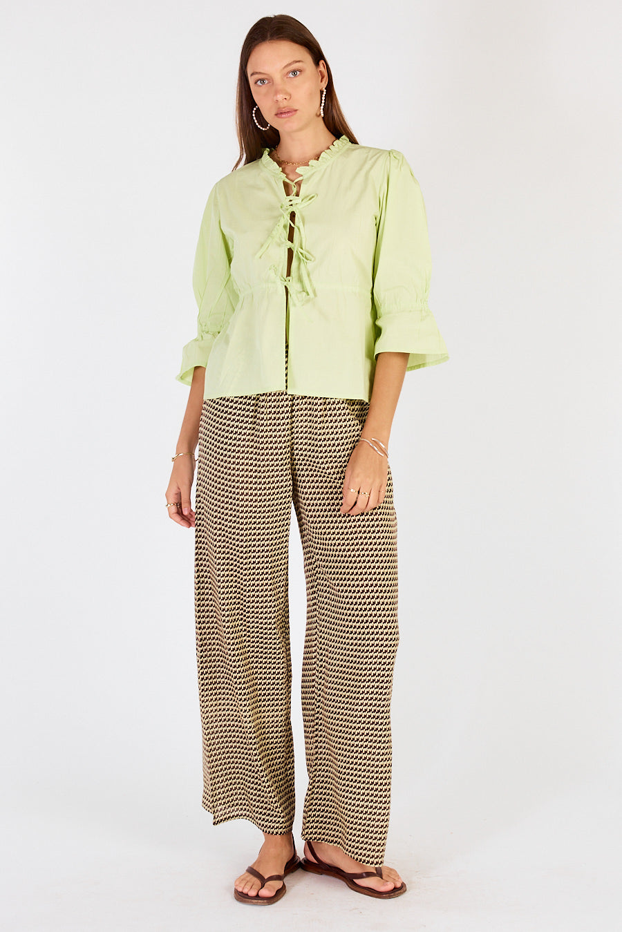 Cowgirl Surfer Torus Pant Green
