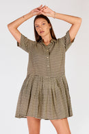 Cowgirl Surfer Torus Pleated Mini Green