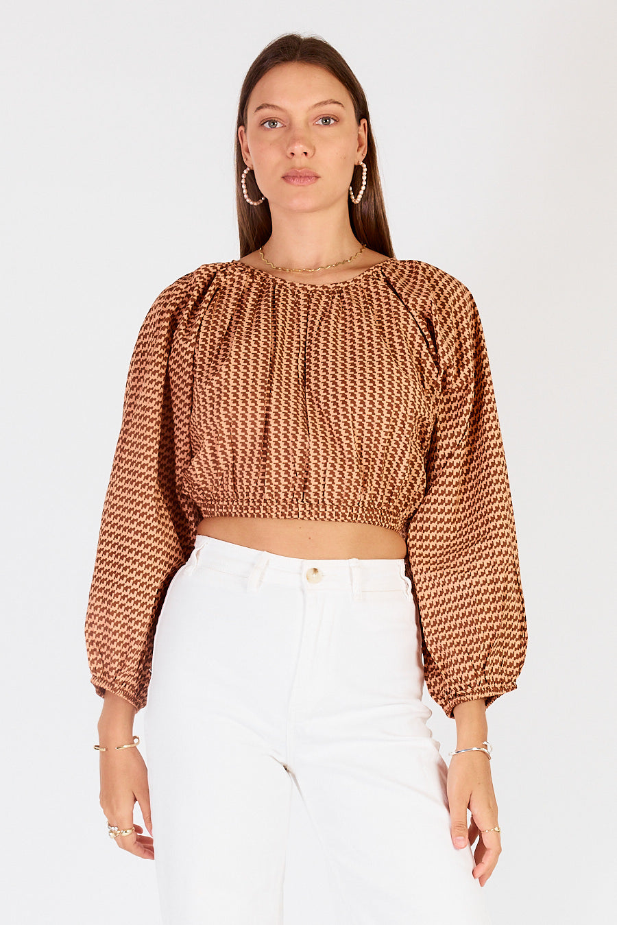 Cowgirl Surfer Torus Top Chocolate