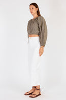 Cowgirl Surfer Torus Top Green