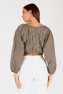 Cowgirl Surfer Torus Top Green