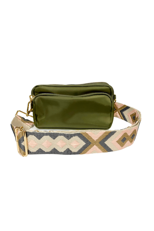 Aztec Chocolate Bag Strap