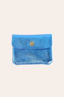 Coin Purse | Metallic Electric Blue