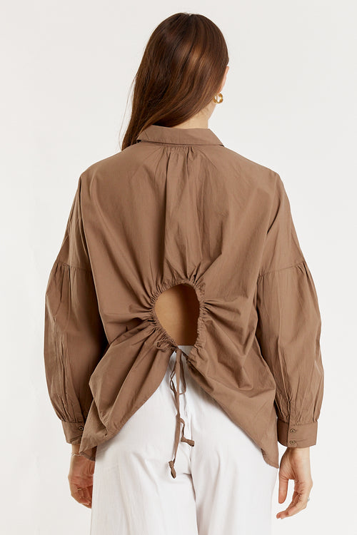 Giliann Casa Cut Out Shirt Donkey