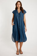 IBSA Arizona Button Dress Dark