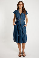 IBSA Arizona Button Dress Dark