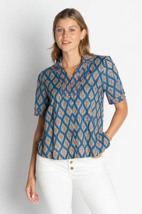 IBSA Atlanta Top Indigo
