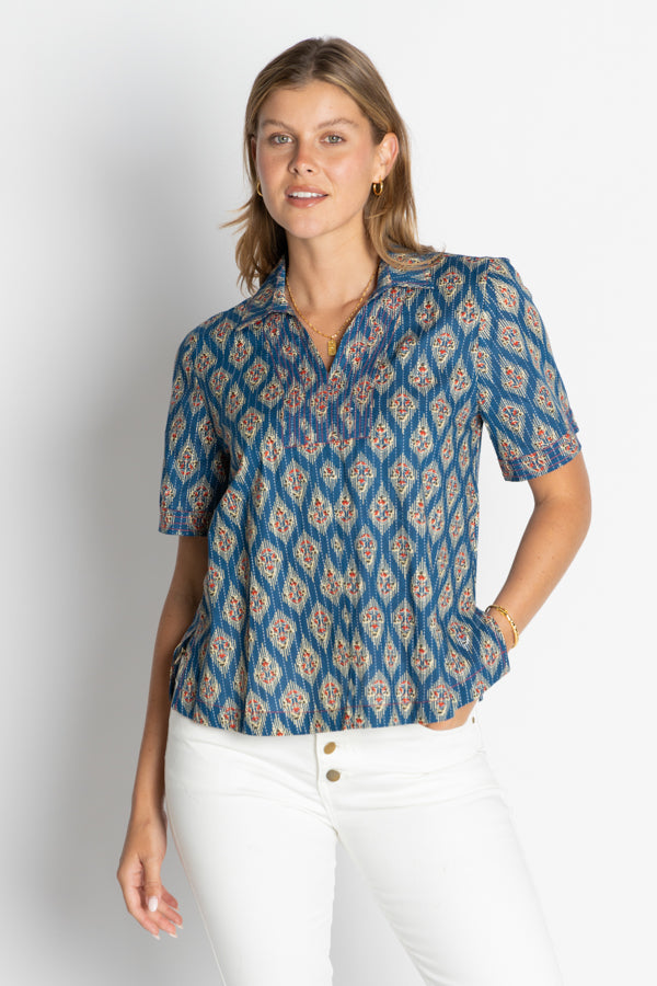 IBSA Atlanta Top Indigo