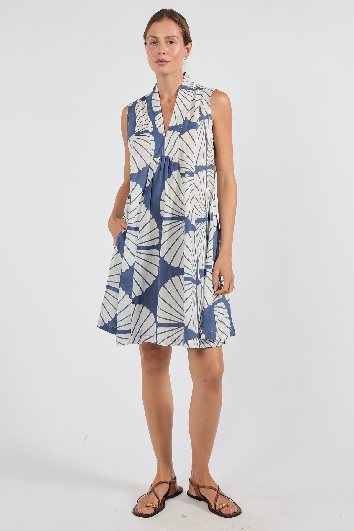 PRE SALE | IBSA Kayce Sleeveless Dress Navy