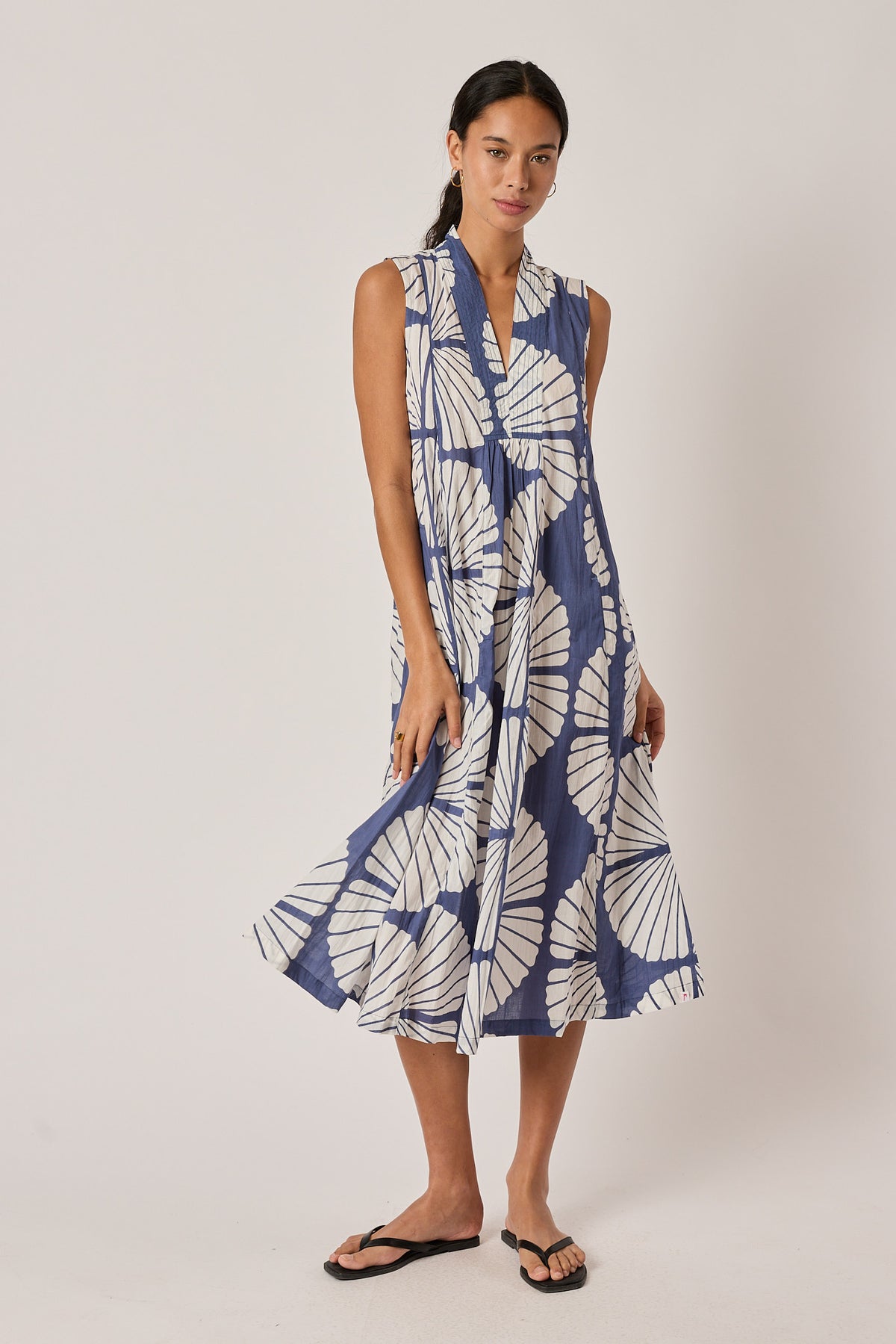 PRE SALE | IBSA Kayce Sleeveless Midi Navy