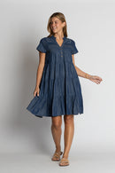 IBSA Kentucky Tuck Dress Dark