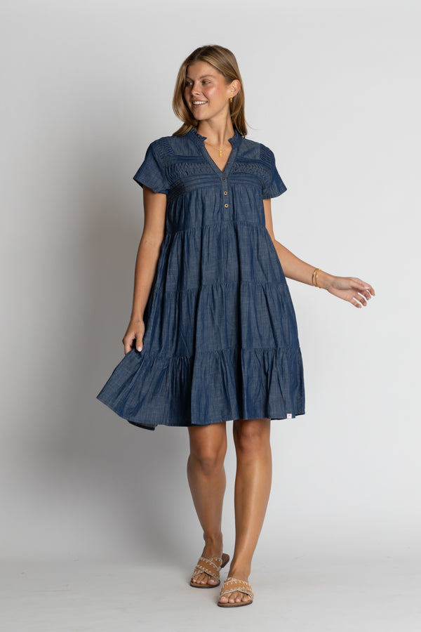 IBSA Kentucky Tuck Dress Dark