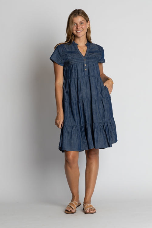IBSA Kentucky Tuck Dress Dark