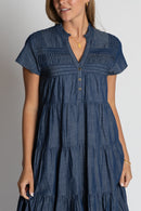 IBSA Kentucky Tuck Dress Dark