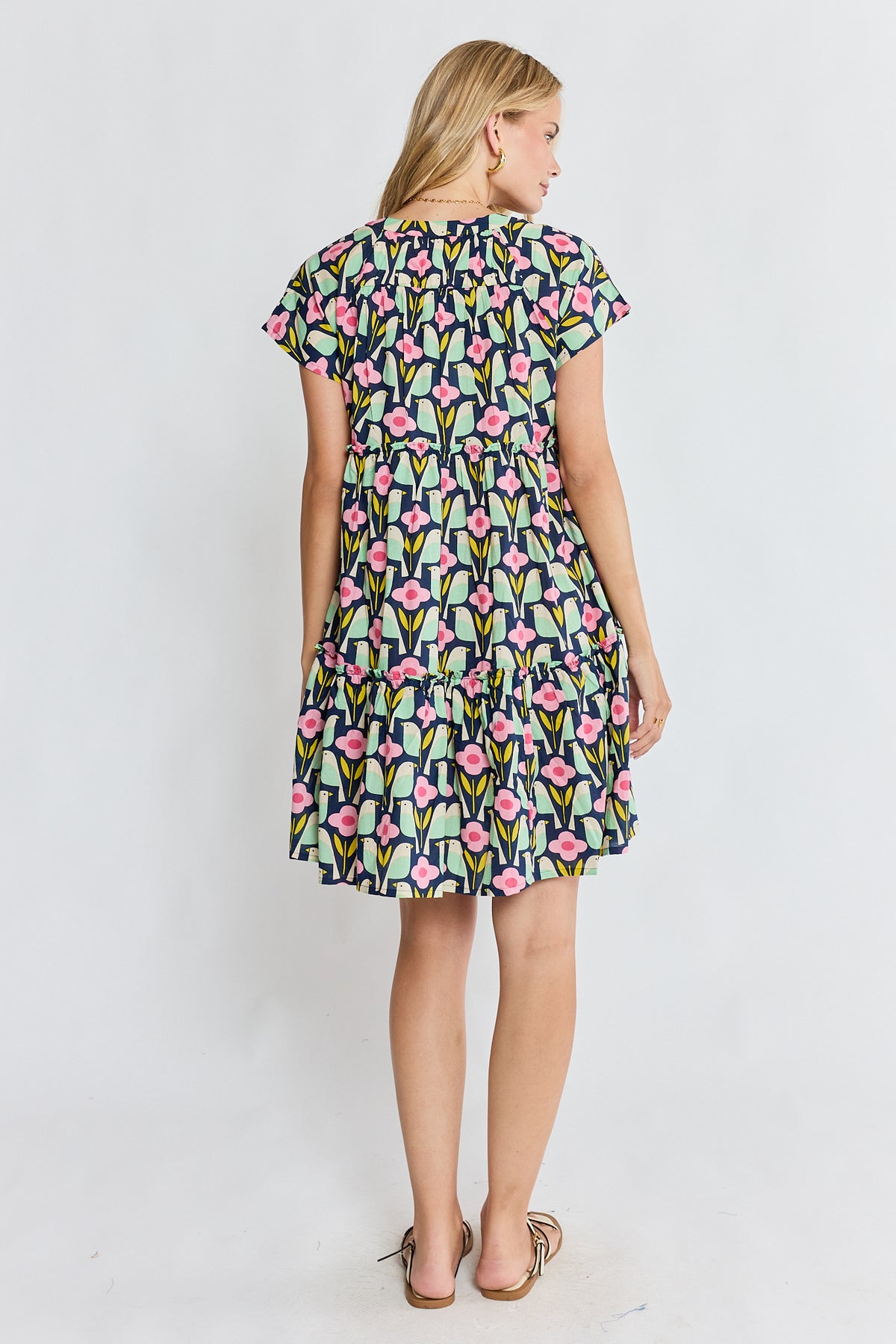PRE SALE | IBSA Maya Tiered Dress Navy
