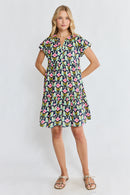 PRE SALE | IBSA Maya Tiered Dress Navy