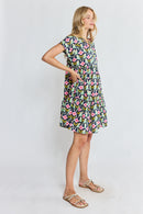 PRE SALE | IBSA Maya Tiered Dress Navy