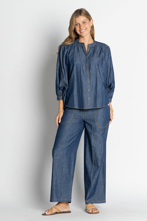IBSA Memphis Button Top Dark