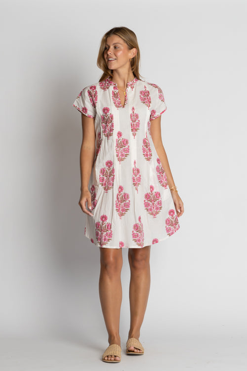 IBSA Ohio Tuck Dress Melon
