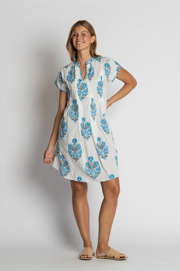 IBSA Ohio Tuck Dress Ocean