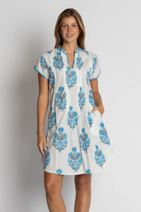 IBSA Ohio Tuck Dress Ocean