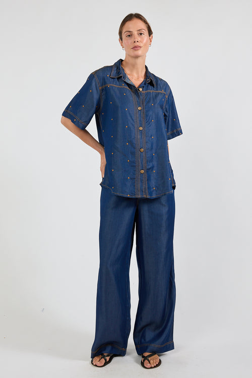 IBSA River Shirt Indigo