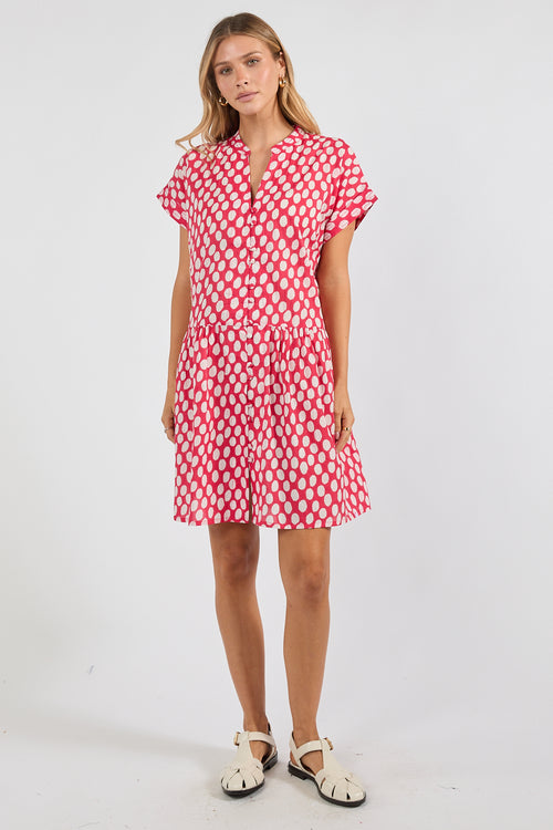 IBSA Spot On Dress Coral