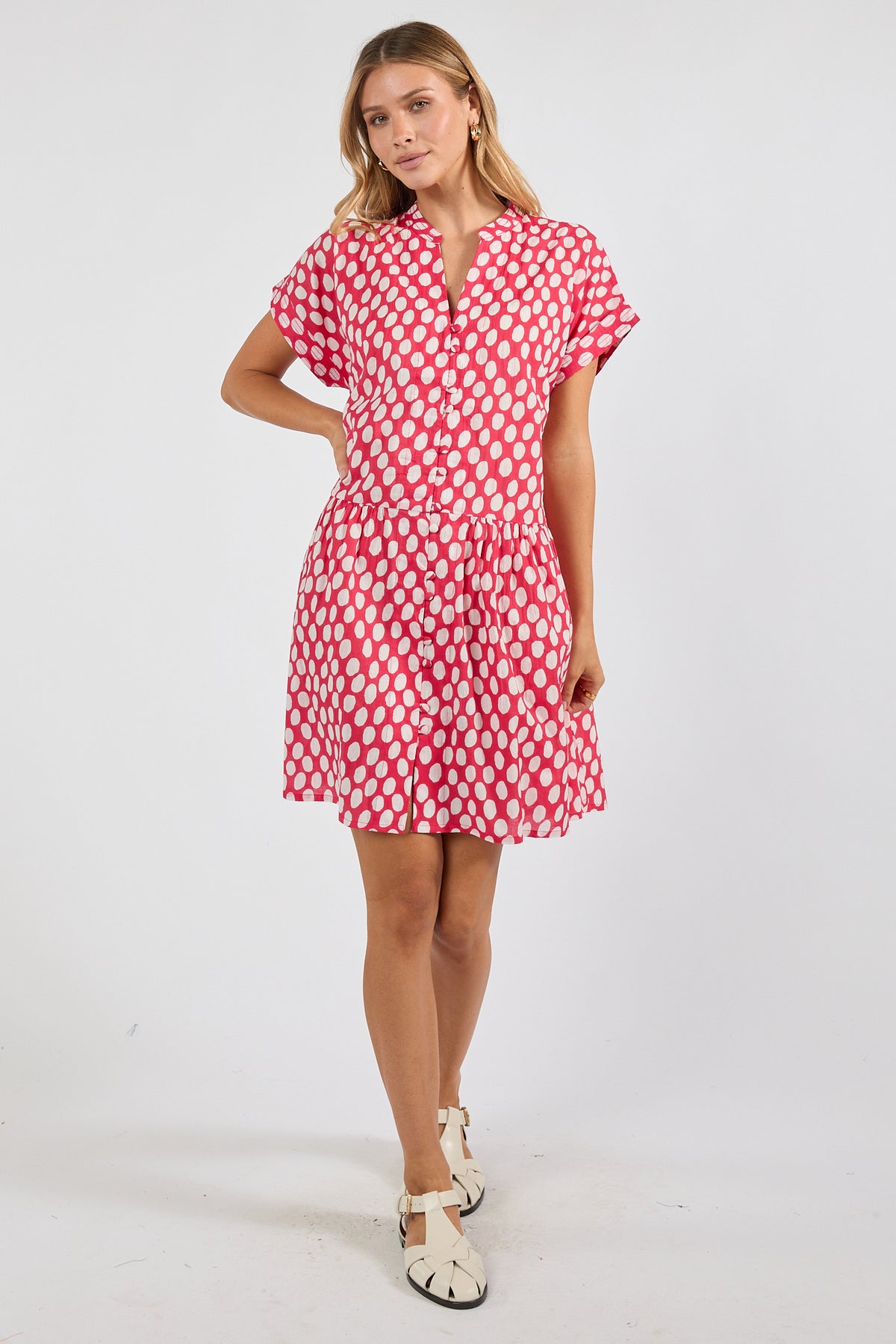 IBSA Spot On Dress Coral
