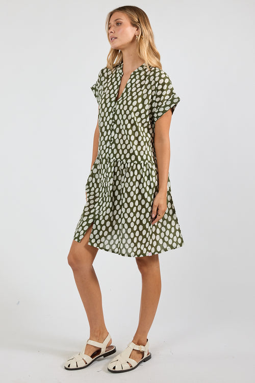 IBSA Spot On Dress Olive