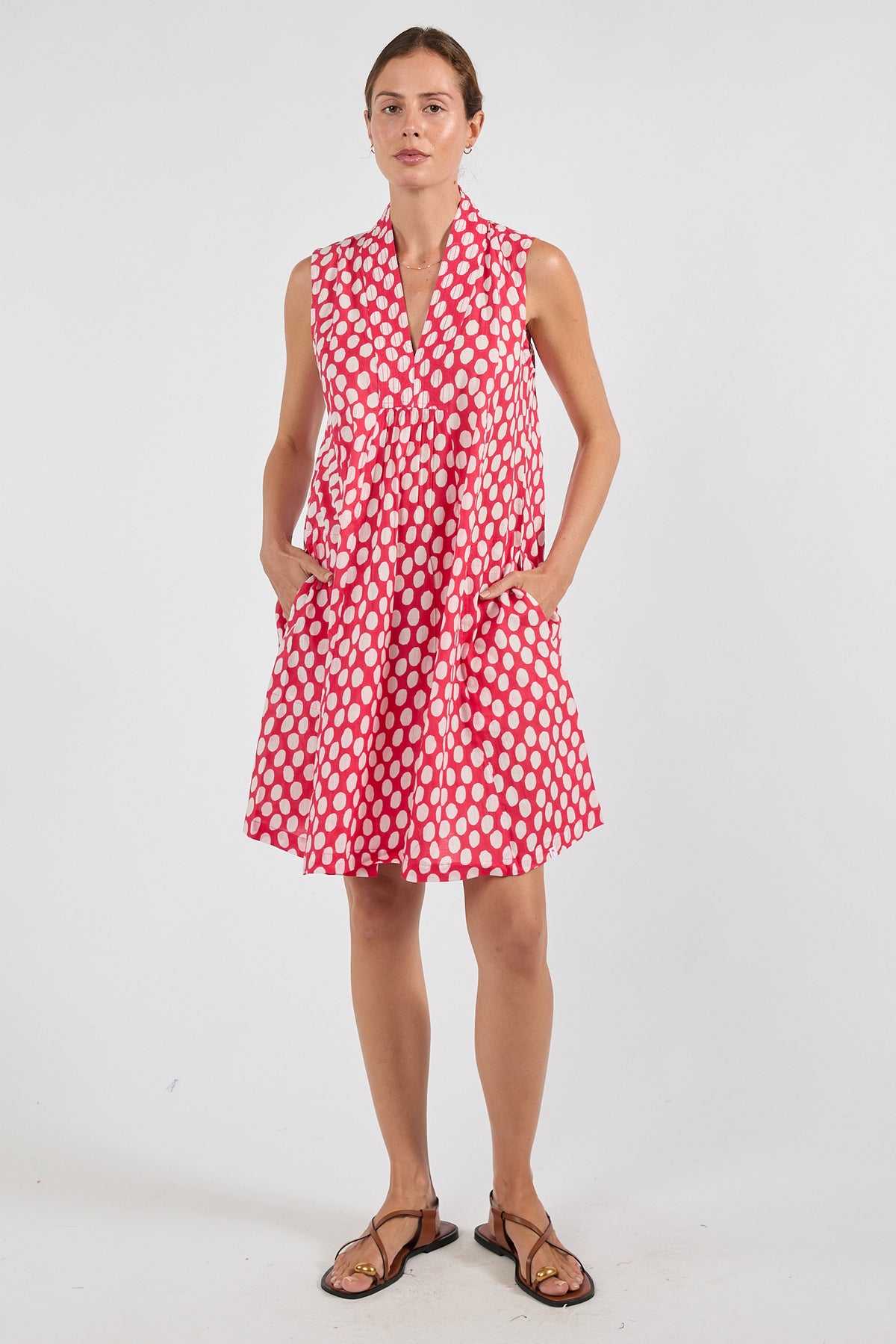 IBSA Spot On S/Less Dress Coral