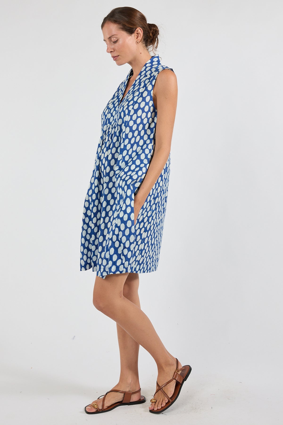 IBSA Spot On S/Less Dress Navy