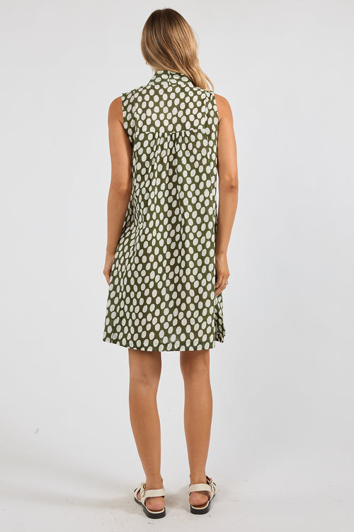 IBSA Spot On S/Less Dress Olive