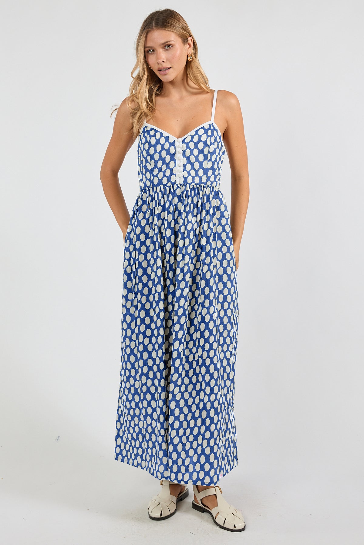 IBSA Spot On Sundress Navy