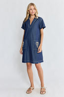 PRE SALE | IBSA Tanner Dress Dark Blue