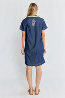 PRE SALE | IBSA Tanner Dress Dark Blue