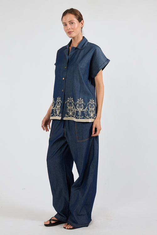 PRE SALE | IBSA Tanner Shirt Dark Blue