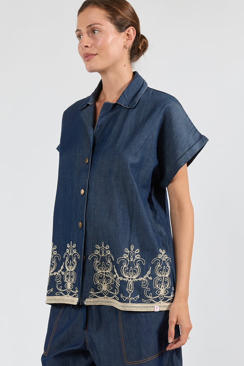 PRE SALE | IBSA Tanner Shirt Dark Blue