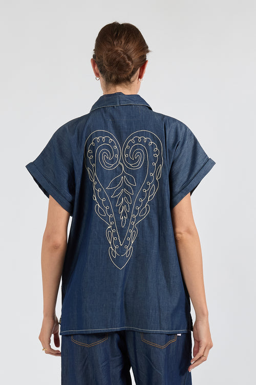 PRE SALE | IBSA Tanner Shirt Dark Blue