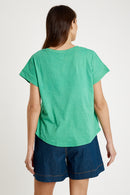 IBSA T-Shirt Plain Round Neck Emerald