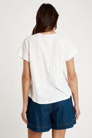 IBSA T-Shirt Plain Round Neck White