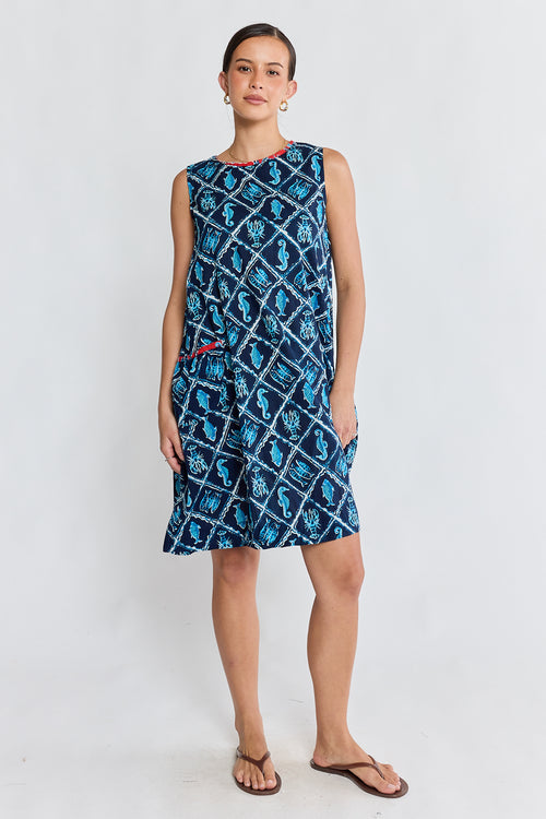 IBSA Zeke Swing Dress Navy