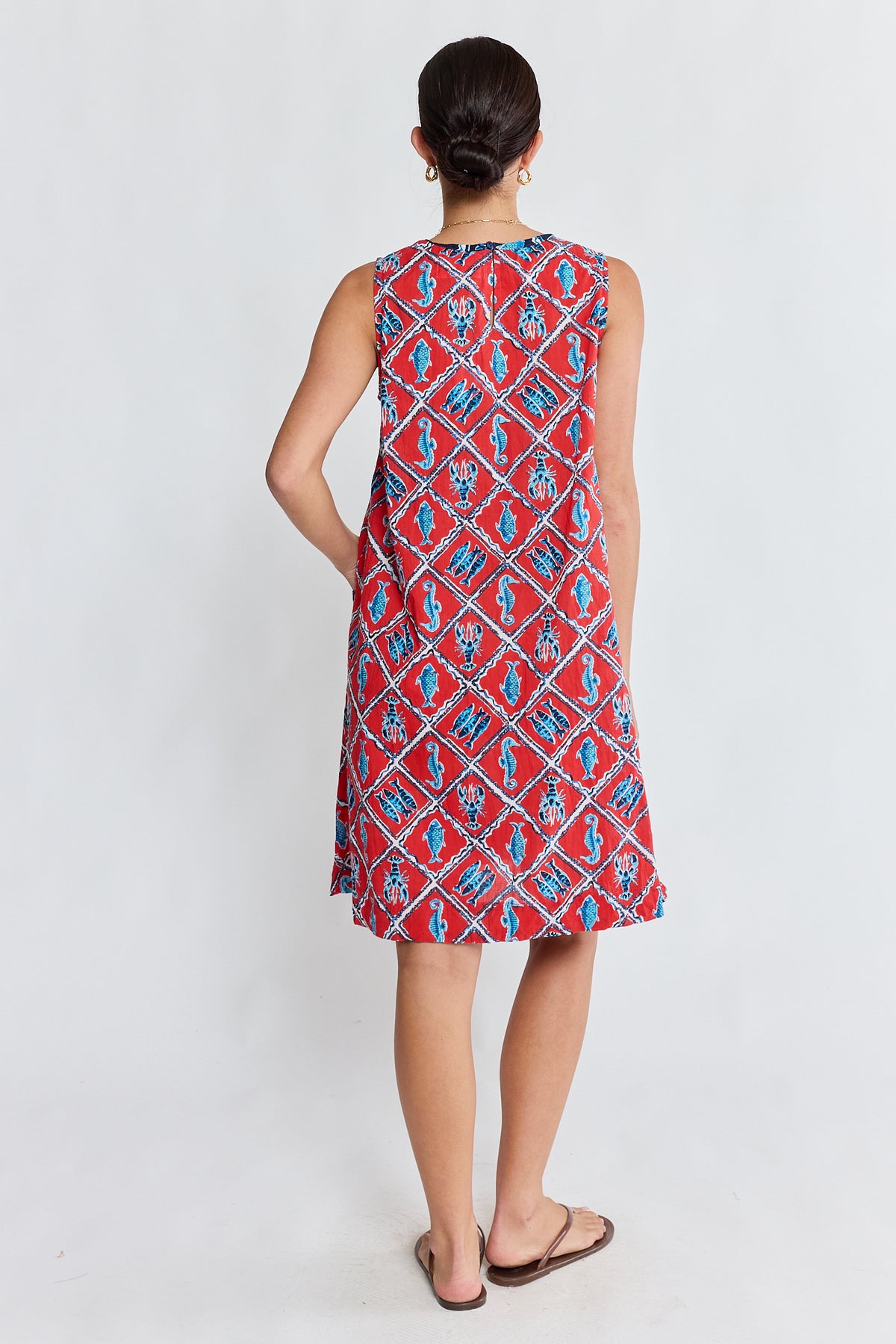 IBSA Zeke Swing Dress Red
