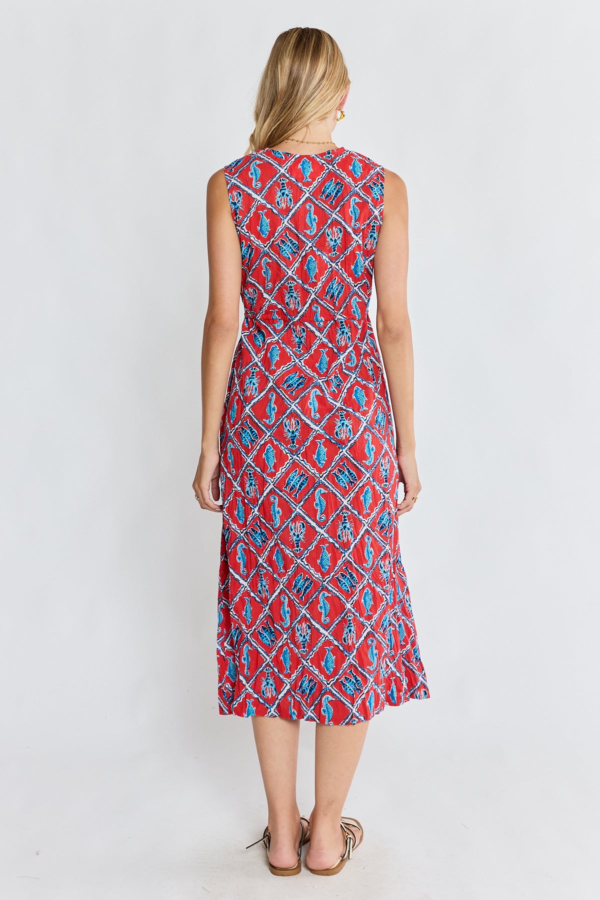 IBSA Zeke Tie Midi Red