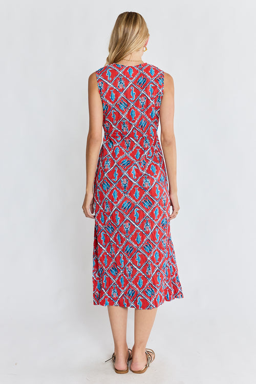 IBSA Zeke Tie Midi Red